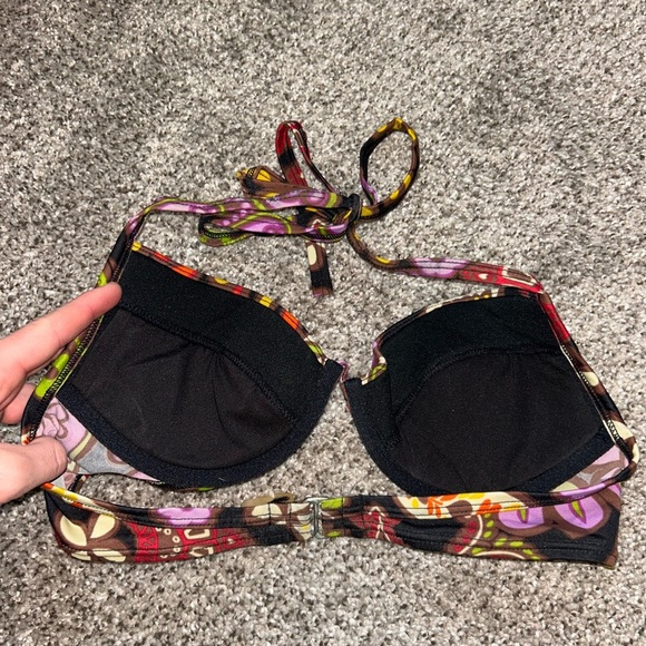 Victoria’s Secret Y2K Colorful Patterned Bikini Top - Picture 4 of 4